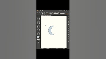 Easy way to make moon in illustrator #illustrator #shortvideo #tutorial #shorts #short #subscribe