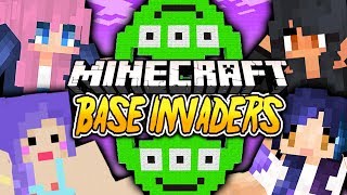 ABDUCTED BY ALIENS?! | Minecraft Base Invaders Challenge w/ LDShadowLady, Aphmau & iHasCupquake