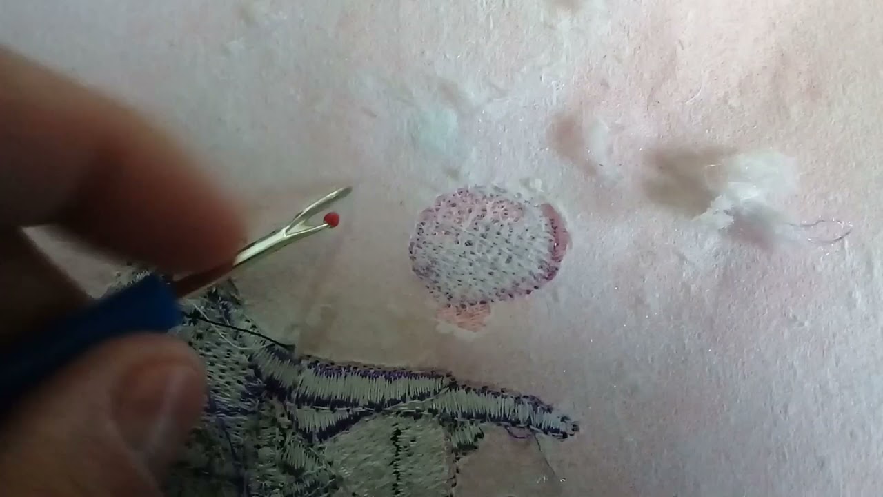 Como desfazer bordado feito a máquina