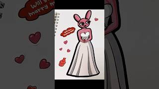 Incredibox Sprunki Sinner Edition PINKI Wedding Sticker Book DIY | ASMR Videos