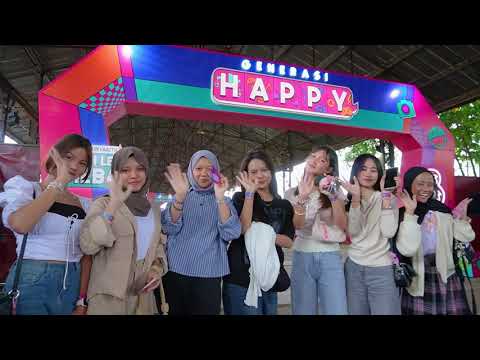 Crazy! Everyone's having fun at the Happy Bandung Generation 2025😆