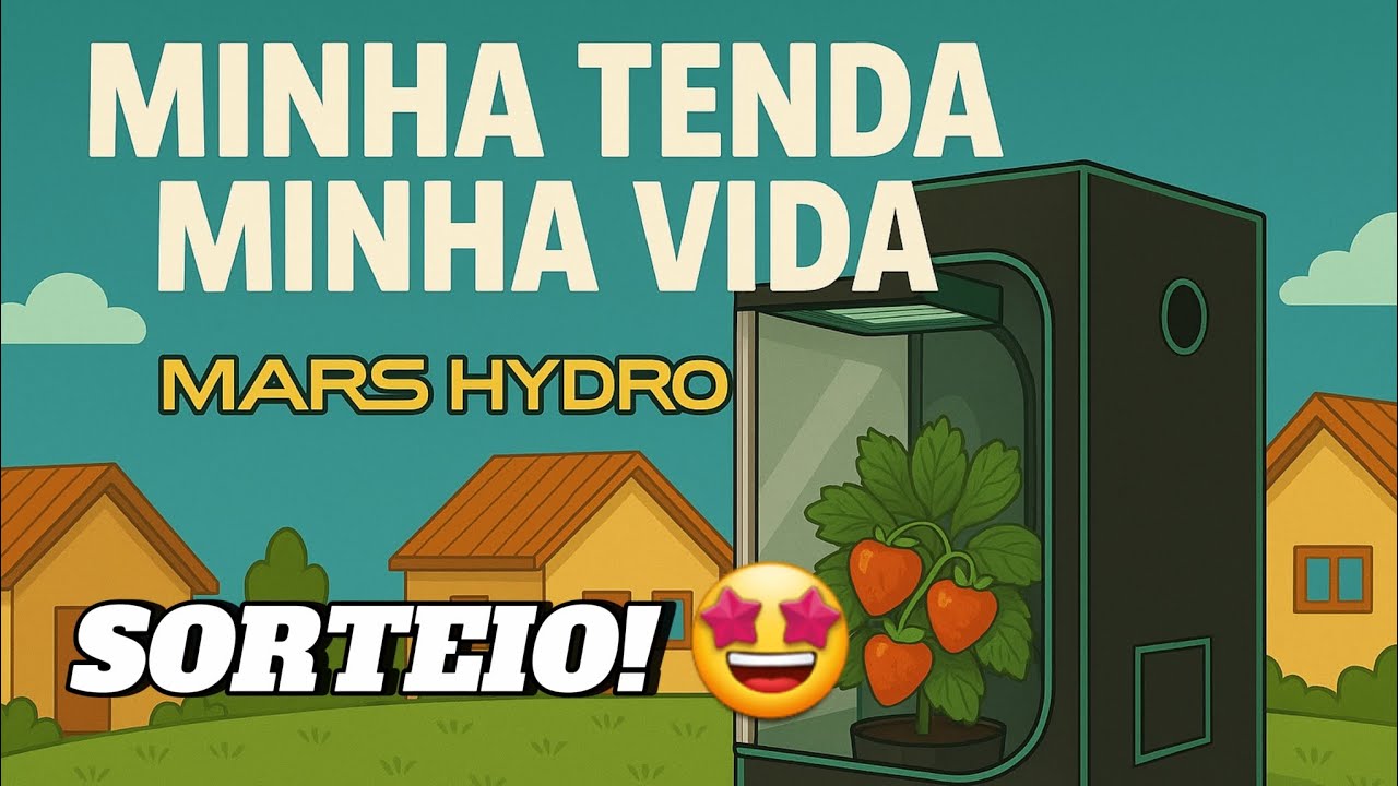 Vou SORTEAR uma Tenda/Growbox Mars Hydro ! 🎁 (Você Escolhe o tamanho ...