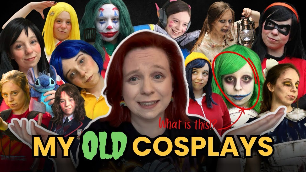 REACTING to My OLD Cosplays | Disney, Overwatch, Coraline, Resident Evil Cosplays