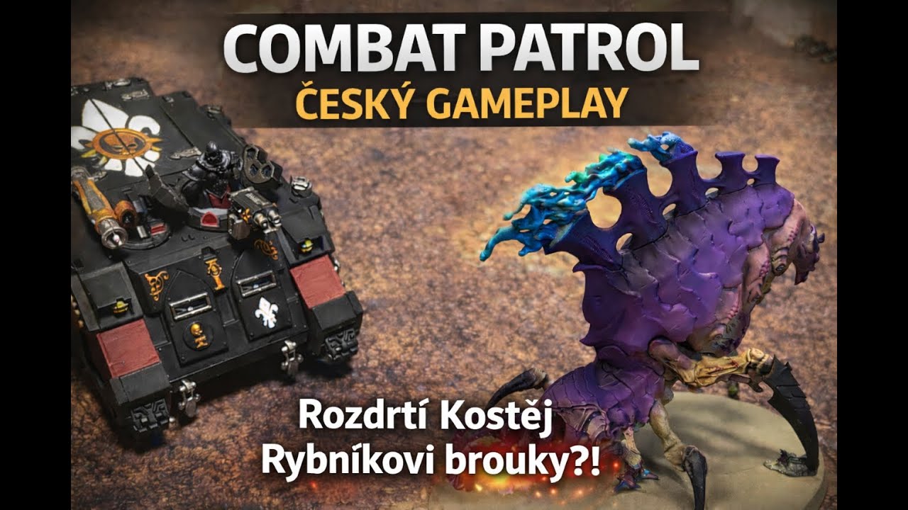Rozdrtí Kostěj Rybníkovi brouky?! 🪲 | TYRANIDS vs SORORITAS: Combat Patrol český gameplay