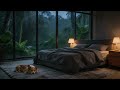 Fall Asleep in 3 Minutes 🌧 Cozy Rainy Bedroom for Deep Sleep (No Ads)