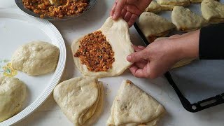 AMAZING😳EATING MEAT SANDI 🤭ONE TRAY FINISHED IN A TIME💯BOREK-TAS POTTA RECIPE