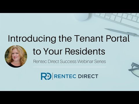 Discover the Tenant Portal | Rentec Direct Webinar