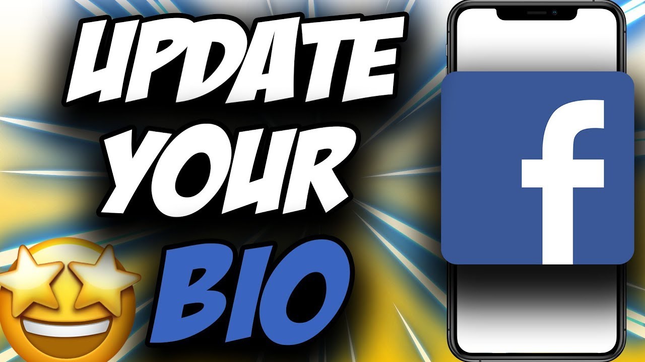 How To Update Edit Your Facebook Bio - YouTube