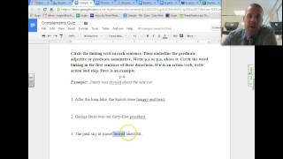 Complements Quiz Corrections