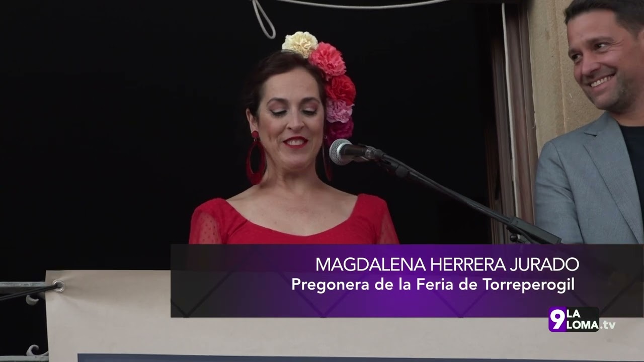 Feria de Torreperogil 2022 · Izada de banderas y pregón de la feria