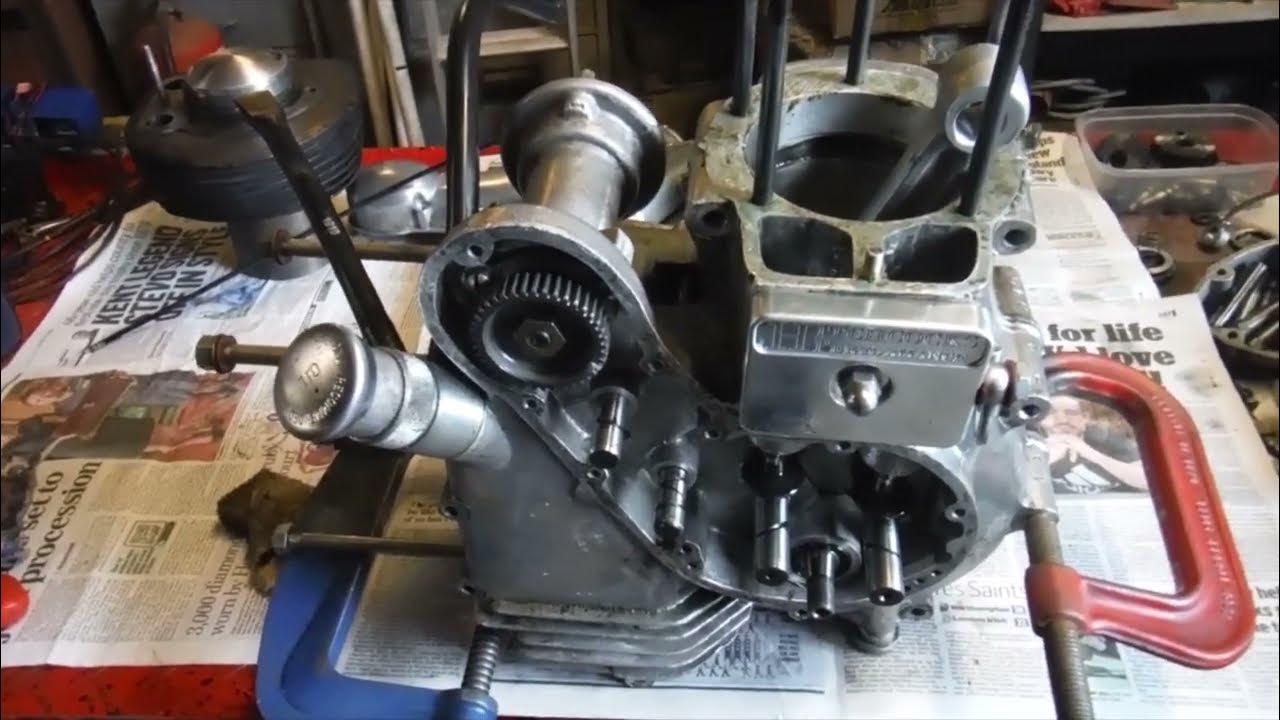 Royal Enfield Bullet engine reassembly after truing crank & correcting