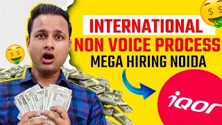 IQOR Hiring For International Chat Process|| Fresher Can Apply || 34000/- Salary|| BPO Jobs In Noida