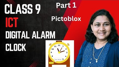 Class 9# ICT New textbook #Digital alarm clock #techmusicvlogs