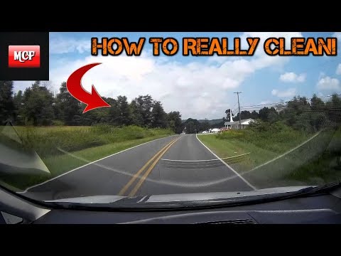 How To Really Clean Your Inside Windshield