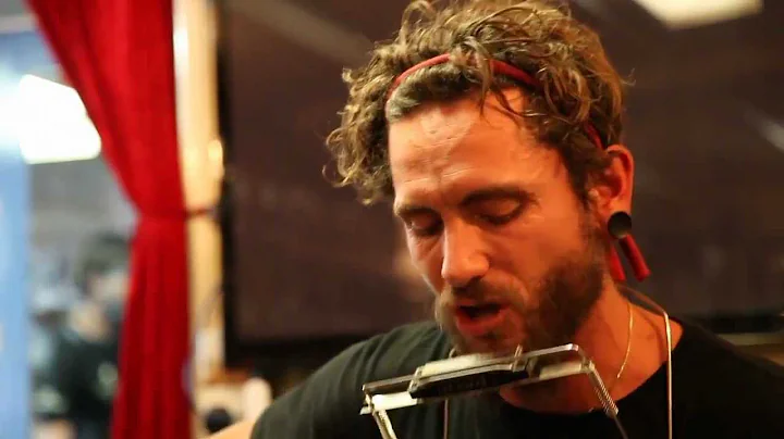 John Butler performs for the crew of the Steve Irwin