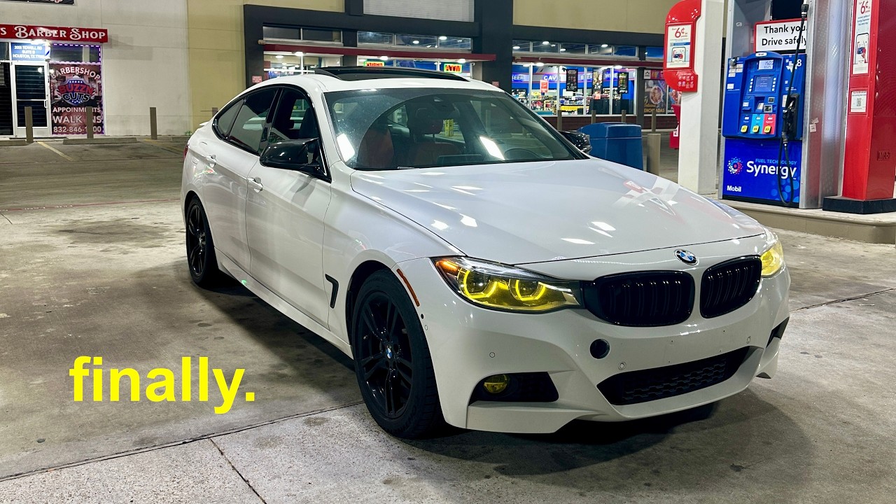 Yellow DRL Modules on the BMW F34 GT (Adaptive LEDs)