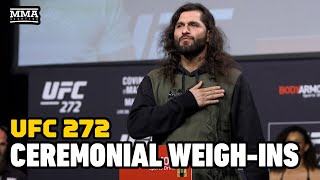 UFC 272 Ceremonial Weigh-In Highlights | MMA Fighting