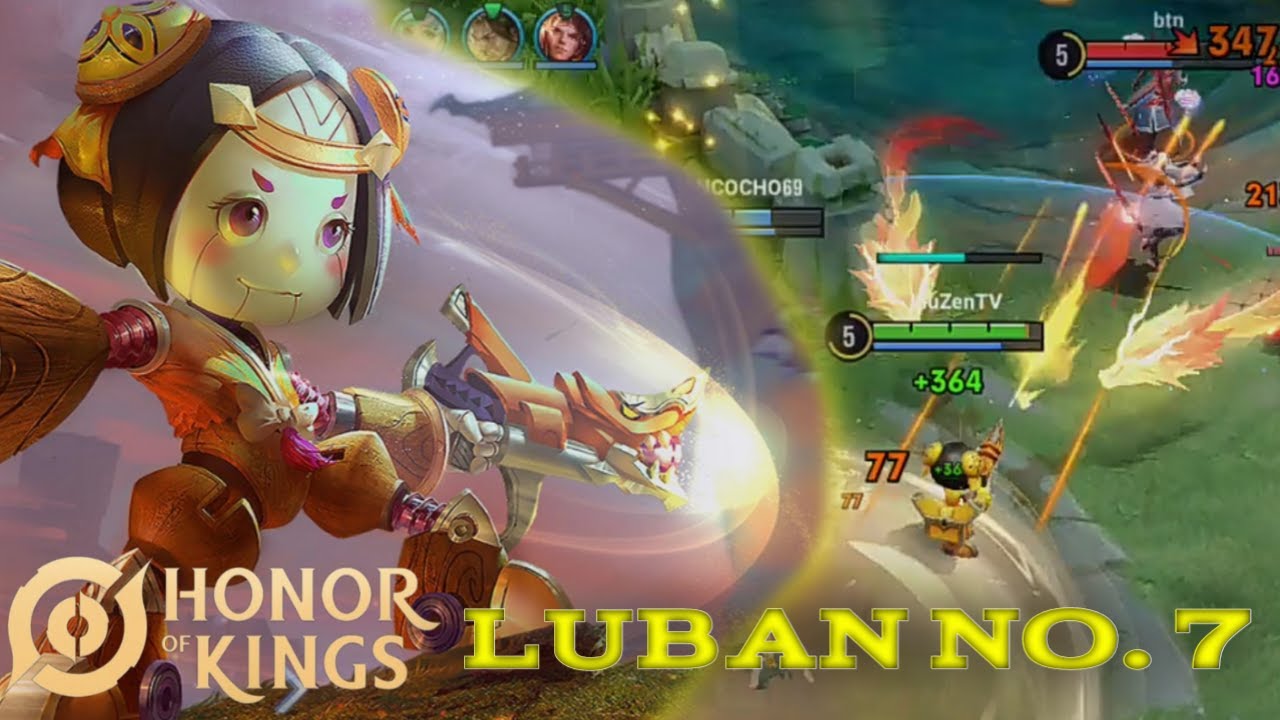 Luban No.7 Gameplay | Master Rank | Rank Game Honor of Kings