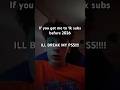 If you get me to 1k subs before the end of 2926 ILL BREAK MY PS5!!! #shovking #crazy #shorts #foryou