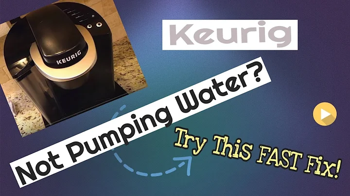 Keurig not pumping water correctly anymore?  Super Easy Fix In Seconds! (No Tools!) 😊