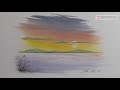 Paint a Gorgeous Watercolour Sunset with Matthew Palmer