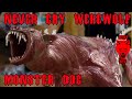 Beast dog transformation  monster attack  gun shop scene  never cry werewolf