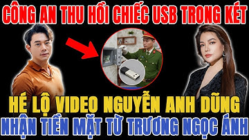Công An Thu Hồi USB Trong Két Sắt Chứa Video Tình Trẻ Anh Dũng Nhận Tiền Mặt Từ Trương Ngọc Ánh