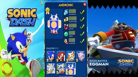 SONIC DASH - ANDRONIC EGGMAN BOSS BATTLE FIGHT GAMEPLAY WALKTHROUGH PART 2