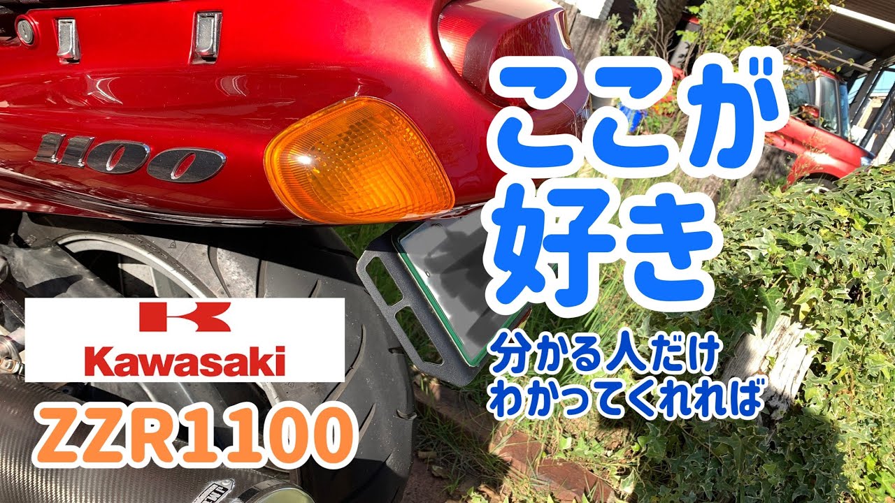 ZZR1100D】ZZRのここが好き?! ブタ鼻？いやいや分かる人だけ分かって