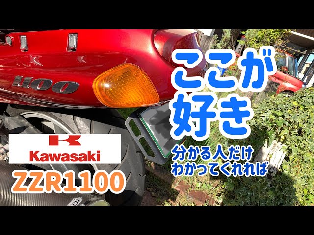 ZZR1100D】ZZRのここが好き?! ブタ鼻？いやいや分かる人だけ分かって