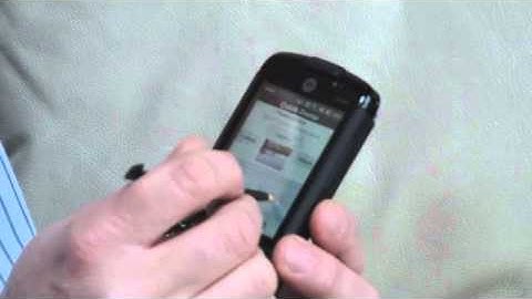 Simple mobile application on Motorola ES400