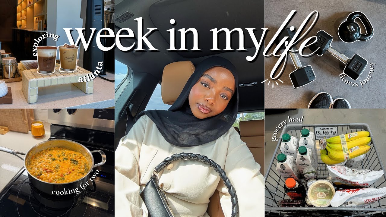 life lately in atl, my new fitness routine, cooking for two + more | weekly vlog