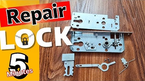 repair and install door lock just in 5 minutes| what