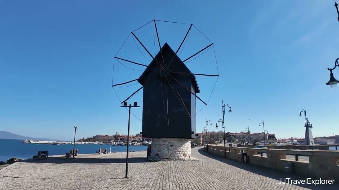 4K Nessebar Old  Town  2026  Binaural Sound