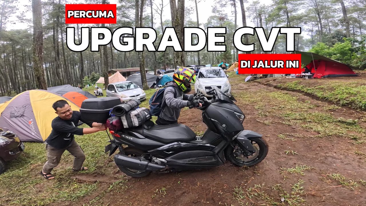 Motocamp Green Grass Cikole Lembang | camping dalam cuaca hujan di hutan pinus | gagal aesthetic