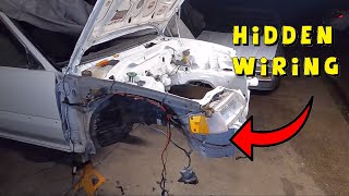 JUNKYARD RESCUED CRX 17: Wire Tucked (Passenger Side)