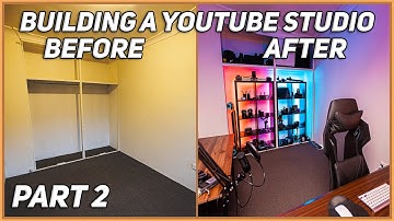 Building A Home YouTube Studio // Smart Lights & Google Home Routine Setup