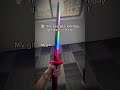 This Sword Sparks and GLOWS In The Dark 😭