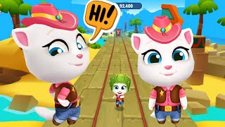 Cowboy Angela - My Talking Tom Gold Run Gameplay (Android/iOS) screenshot 4