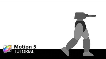 Apple Motion 5 Tutorial: Walking with Keyframes and Rigging.