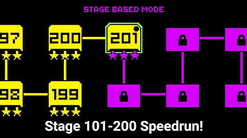 Tomb Of The Mask - Stage 101-200 Speedrun!