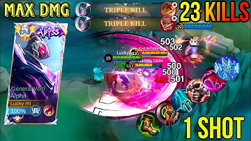 ALPHA UNLIMITED LIFESTEAL AND TRUE DAMAGE BUILD 2024 ! ALPHA MOBILE LEGENDS BUILD