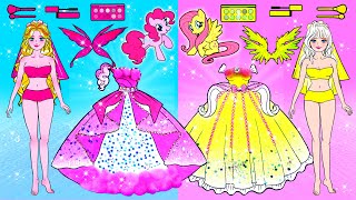 Barbie Rosa Y Amarilla MY LITTLE PONY Fairy Extreme Makeover Contest - Manualidades De Papel DIY by WOA Doll España 2,799 views 2 weeks ago 33 minutes
