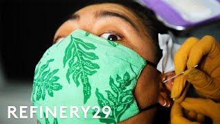 I Got My 17th Ear Piercing | Macro Beauty | Refinery29