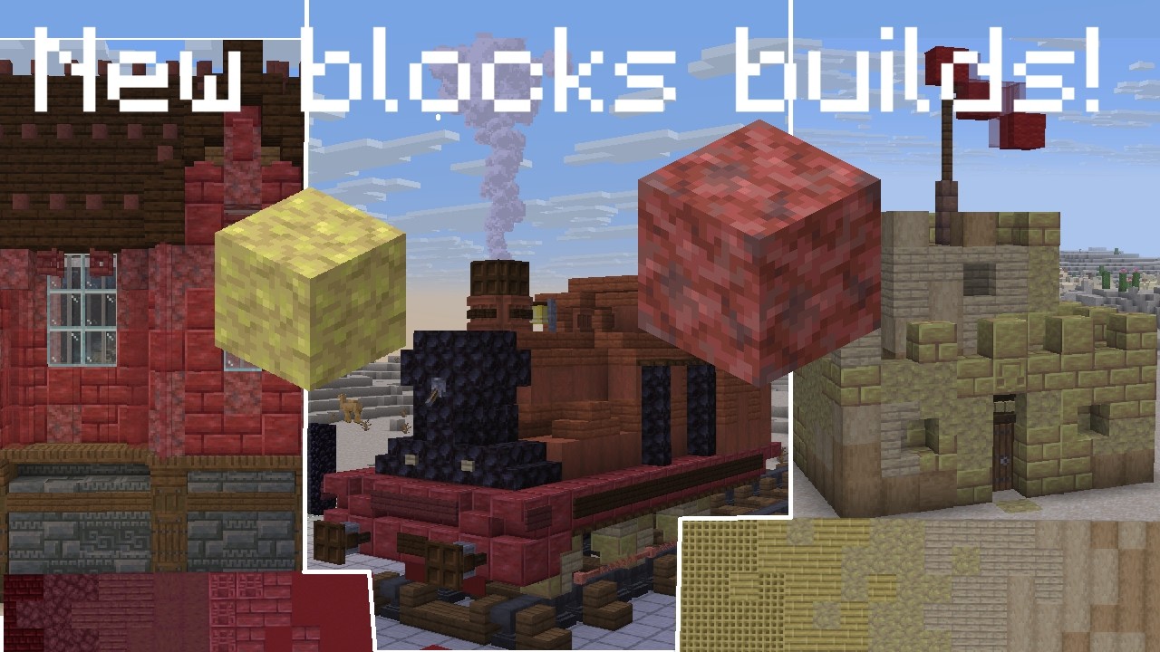 Finally some new blocks added to Minecraft to build with! - YouTube