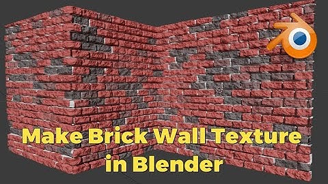 Make Brick Wall Texture  in Blender Blender tutorial / Procedural Texture Material