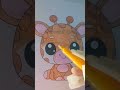Cómo colorear una Jirafa #art #colorines #colorearparaniños #coloresvivos #jirafa