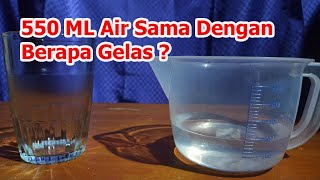 550 ML Air Sama Dengan Berapa Gelas Belimbing  Takaran 550 Mili Liter Air Setara Dengan Gelas