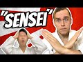 Don't Call Yourself "SENSEI" in Karate 🇯🇵🥋❗