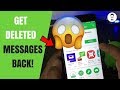 How to Recover Deleted SMS, Call History, Contacts From Android Phones